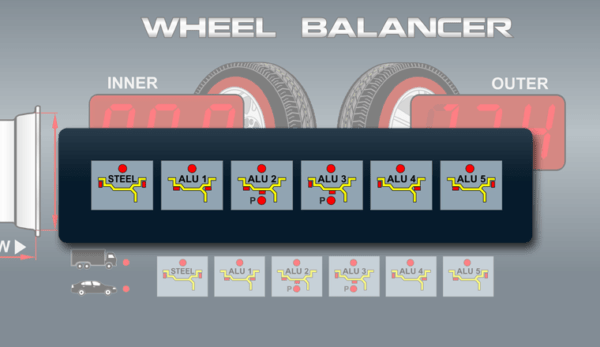 Wielbalanceermachine Manatec DL-65 C+