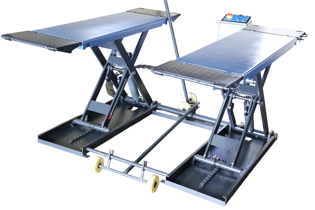 OreikO HYCD3000 Mobiele schaarhefbrug bandenbrug 3000kg - 220V - CE