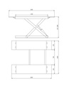 OreikO HYCD410 - 4100kg Mobiele schaarhefbrug 220V