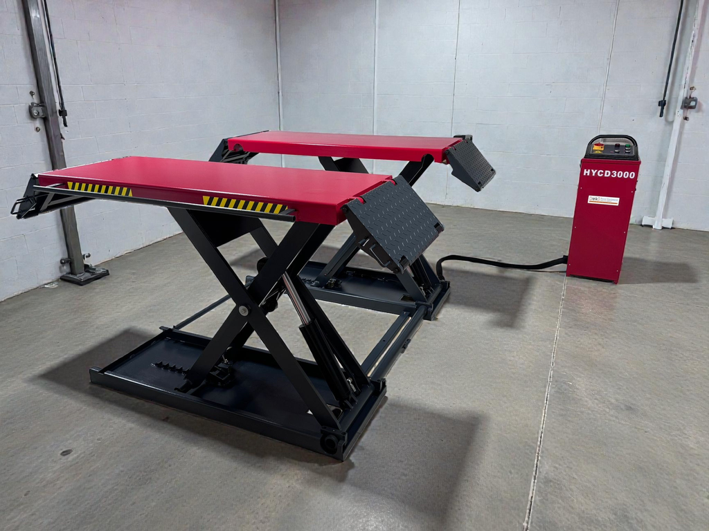 OreikO HYCD3000 Mobil saxlift / däcksbrygga / poleringsbrygga 3000kg - 220V - CE
