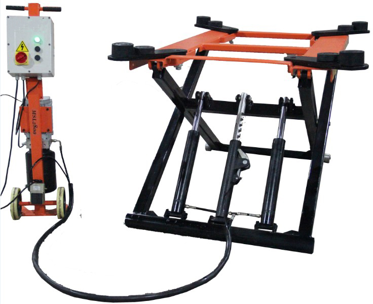 OreikO HYYD2800 Mobile polishing bridge / scissor lift 2800kg - 220V - CE