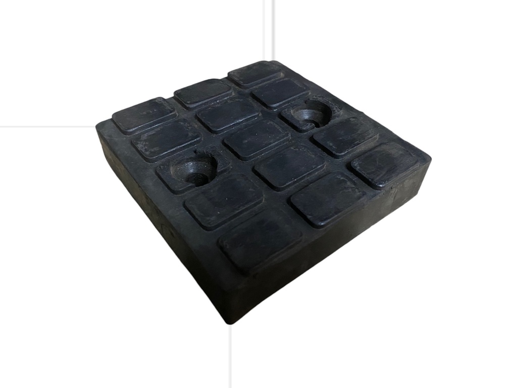 Opnameblok rubber 11x11x2 cm