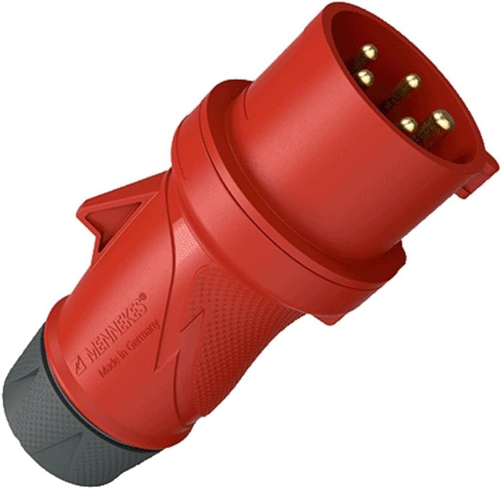 MENNEKES - STEKKER PWTXTR 32A4P6H400V ROOD IP54