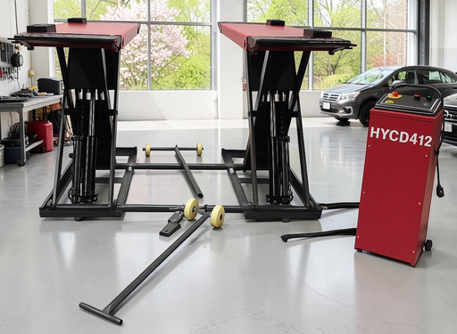 OreikO HYCD412 Mobiele schaarhefbrug 4000kg /120cm - 220V - CE